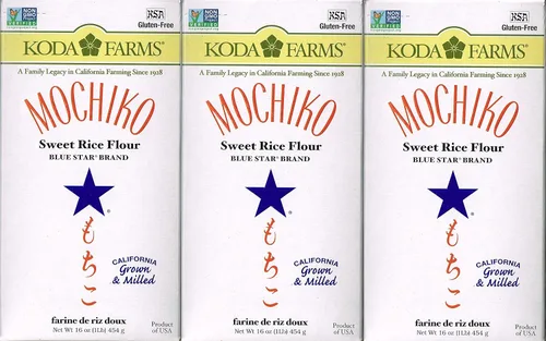 Vista 2 de Koda Farms Mochiko Harina de arroz dulce, 16 onzas (paquete de 9)