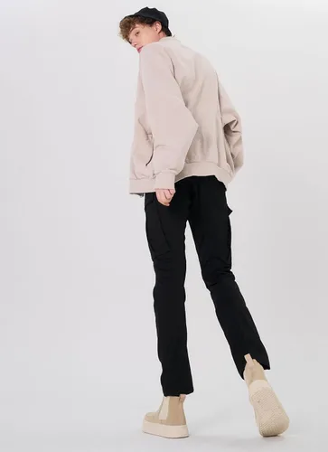 Vista 8 de Plaid&Plain Pantalones cargo ajustados con rodillas articuladas para hombre