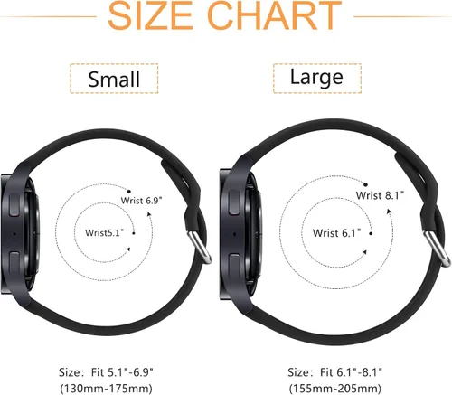 Vista 4 de Bandas de silicona compatibles con Garmin Vivoactive 6 / Vivoactive 5 / Vivoactive 3, Correa de reloj Garmin Venu 2 Plus / Venu Sq / Correas