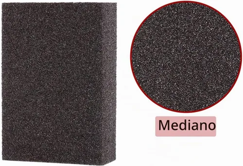 Vista 2 de EBOOT Paquete de 8 esponjas de lijado de grano medio, bloques reutilizables