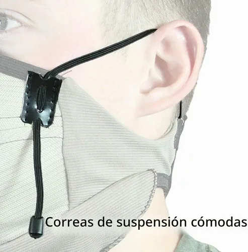 Vista 4 de ATV Tek Máscara antipolvo estilo bandana, cómoda y lavable (camuflado, talla única)
