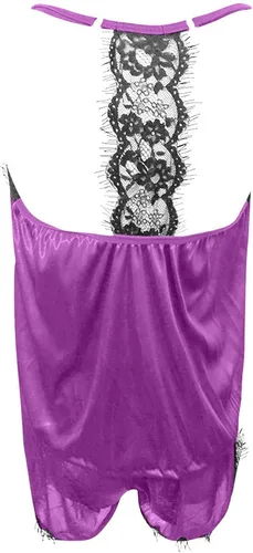 Vista 4 de Womens Two Piece Loungewear Sets Camisole Top With Elastic Shorts Teen Girls Summer Cooling Lace Trim Sleepwear