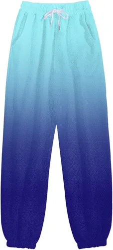 Vista 3 de Pantalones deportivos para mujer, con bolsillos, cintura alta, para gimnasio, atléticos, pantalones de descanso para yoga, entrenamiento