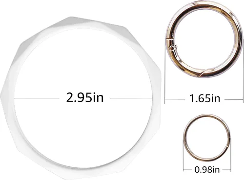 Vista 67 de Llavero pulsera de silicona para mujeres y niñas en forma de diamante