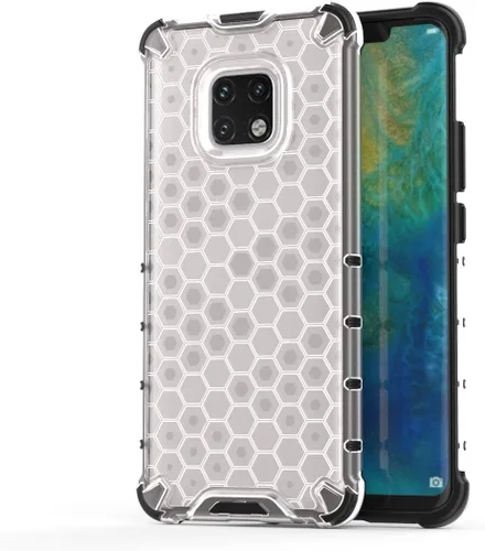 Vista 184 de Pzwoxukhov Funda compatible con Huawei Nova 3i, compatible con Huawei P Smart+ 2018 Honeycomb Anti-Drop Shock-Absorbing Case Negro