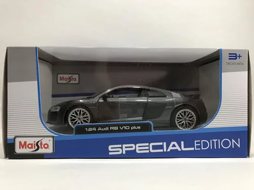 Vista 5 de Maisto - 31513 - Audi R8 V10 Plus - Escala 1:24 - Gris Metálico