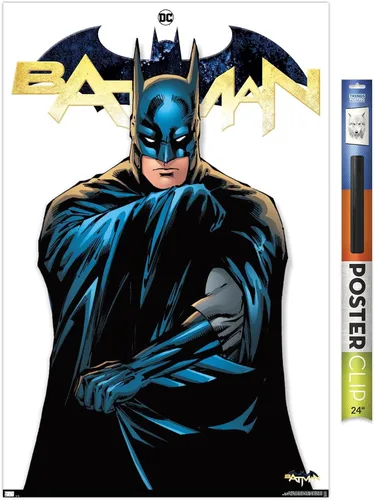 Vista 13 de Trends International DC Comics Batman Feature Series - Póster de pared, 22.4 pulgadas de largo x 14.7 W, versión enmarcada de madera de granero