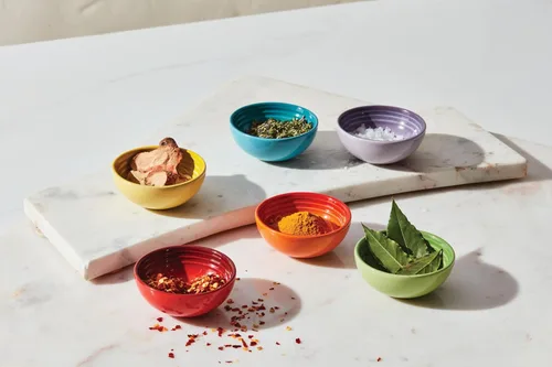 Vista 5 de Le Creuset Set De 6 Cuencos Vancouver Pinch 2 Oz Blanco