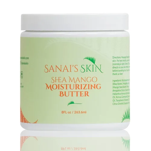 Vista 5 de Sanai's Skin Mantequilla corporal hidratante Mantequilla hidratante de bayas y mimosa Hidratante y nutritiva para piel normal a seca Manteca