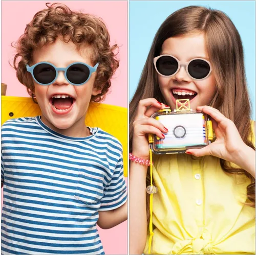 Vista 6 de KESYOO Gafas de sol para bebé, 3 unidades, gafas de sol con correa de 2 a 4 años, Como se muestra