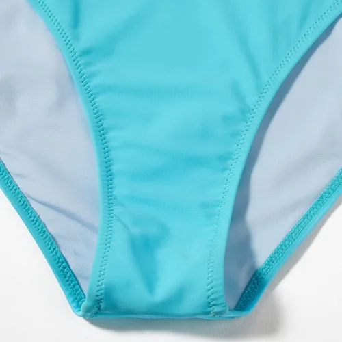 Vista 130 de MOOSLOVER Traje de baño de dos piezas con corte alto y cintura alta para mujer