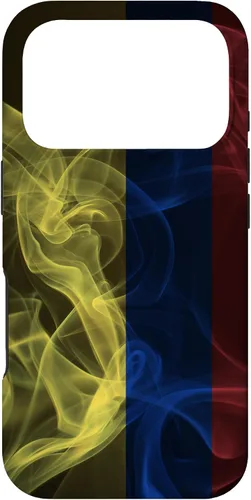Vista 30 de Smoky Colombia Flag - Funda de orgullo colombiano para iPhone 17