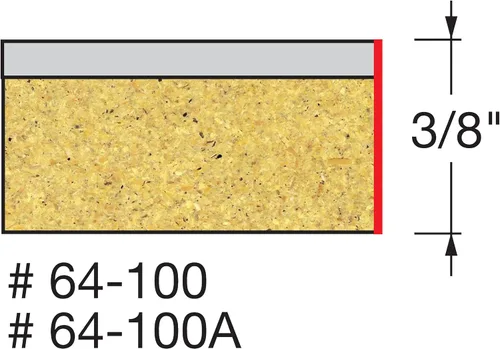 Vista 2 de Freud 64-100 Broca empotrada de carburo sólido de 14" (diámetro) con vástago de 14