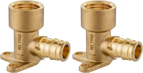 Vista 9 de EFIELD Pex A Expansion - Codo de latón de flujo completo de 1/2 "x 1/2" hembra NPT Drop-ear, ASTM F1960 (PEX1960116)