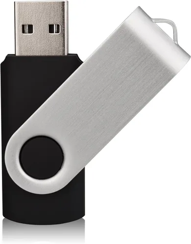 Vista 2 de Paquete de 50 unidades USB 2.0 de memoria flash de 128 MB, color negro