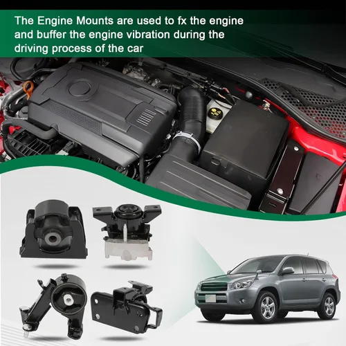 Vista 6 de SCITOO Juego de soportes Trans de montaje de motor para 2006-2008 para T-oyota RAV4 9497