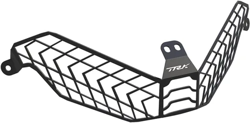 Vista 6 de Headlight Grill Guard Motorcycle Head Lights Protector Covers Headlamp Headlight Guard Grill for TRK 702 TRK702 TRK702X for TRK 702X 2022 2023 Black