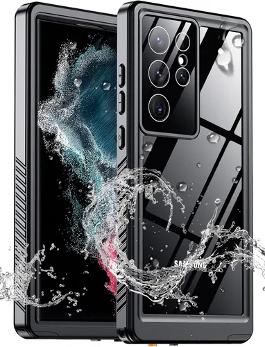 Vista 18 de MOZOTER - Funda impermeable para Samsung Galaxy Note 10 Plus con sonido claro Negro