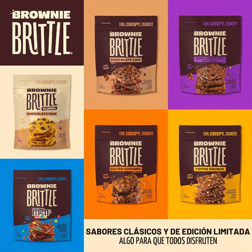 Vista 6 de Brownie Brittle - Galletas con virutas de chocolate, marrón, 1 onza, paquete de 20