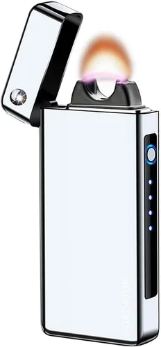 Vista 8 de GADATOP Encendedor de llama de plasma Dragon Arc - Encendedor eléctrico recargable por USB a prueba de viento para vela (negro)