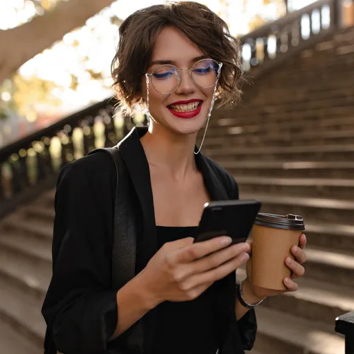 Vista 6 de Dohia Cadenas de gafas para mujer con cuentas para gafas de sol, soporte de cuerda para gafas de sol, soporte para correa D2-JSYJL