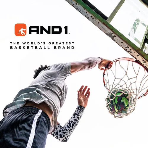 Vista 5 de AND1 Xcelerate - Balón de baloncesto de goma, listo para el juego, tamaño reglamentario 7 (29.5"), streetball, hecho para juegos de baloncesto