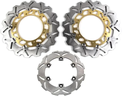 Vista 16 de Arashi Discos de freno delanteros y traseros para Yamaha YZF R1 R1M 2004-2006 2015-2022 / R6 2017-2019 / MT10 FZ10 (ABS) 2016-2020 / MT-10 FZ-10 SP