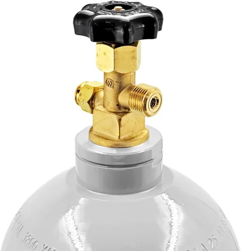 Vista 2 de Kegland Tanque de CO2 Aluminio 10 lb Vacío