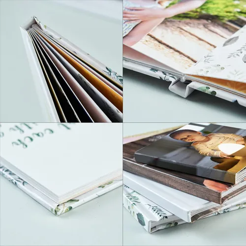 Vista 4 de Álbum de fotos personalizado para fotos personalizada, tu fotografía impresa en 3D, el mejor regalo, diseña tu propio álbum de recortes, álbumes