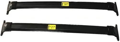 Vista 2 de Barra transversal de 2 piezas para Maxus D90 LDV D90 2017-2023, portaequipajes elevado, portaequipajes de aluminio, bloqueable (negro)
