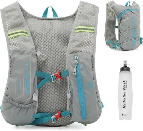 Vista 20 de TRIWONDER Mochila de hidratación para correr, chaleco de agua ligero para hombres y mujeres, paquete de agua de hidratación para ciclismo, correr