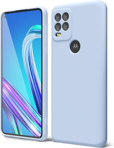 Vista 40 de oakxco para Motorola Moto G Stylus 5g 2021 Funda de teléfono de silicona líquida, delgada y suave, de goma de caucho, TPU, cubierta simple y lisa