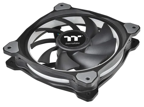 Vista 2 de Thermaltake Riing Plus 12 RGB TT Premium Edition 4.724 in Circular habilitado por software 12 LED RGB Riing Case/ventilador de radiador - Paquete