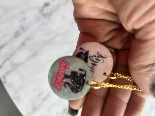 Vista 4 de Personalized Graduation Class of 2024 Necklae with Name Doll Style Barb Custom Jewelry Grad Gift Custom with