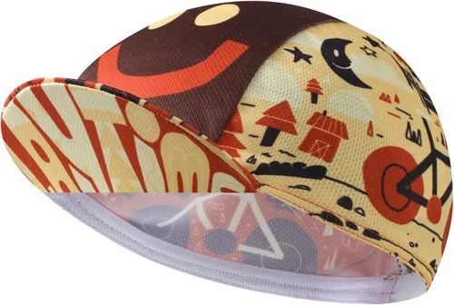 Vista 34 de Funny - Gorra de ciclismo de poliéster para ciclismo, forro de casco transpirable y absorción de sudor B11