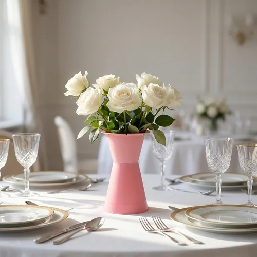 Vista 3 de LABRIMP 10 bases para ramo de flores de 5.46 pulgadas, soporte de flores de plástico para centros de mesa de boda, decoración de eventos