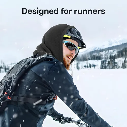 Vista 6 de Joyoldelf Máscara de esquí para hombres y mujeres, pasamontañas, máscara facial completa de invierno, máscara deportiva transpirable