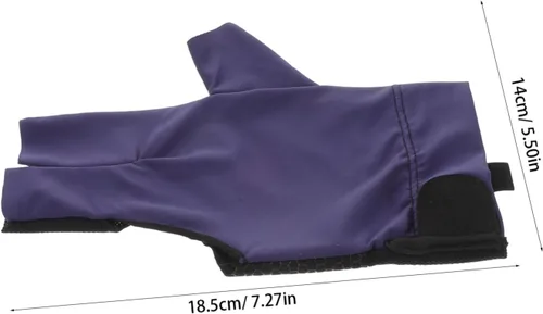 Vista 8 de HANABASS Left Handed Billiards Glove Breathable Slip Pool Stick Glove for Precision Control Touch Screen Compatible Comfortable Fit for Snooker and