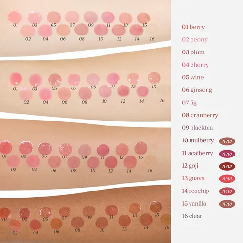 Vista 10 de NOONI Lip Oil Set 5EA - 2026 Holiday Limited Tinted Plumping Lip Gloss