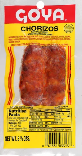 Vista 3 de Goya Foods Chorizo, 3.5 onzas (paquete de 16)