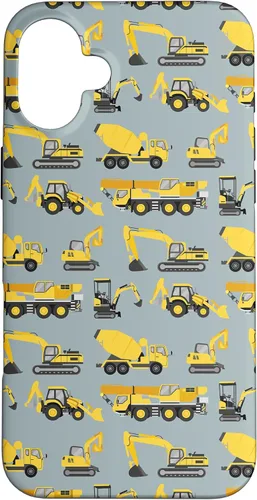 Vista 23 de Fun Construction Vehicles Truck Pattern Case for iPhone 17