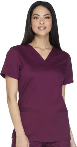 Vista 6 de Scrubs for Women Workwear Core Stretch V-Neck Top, Soft Brushed Twill WW630