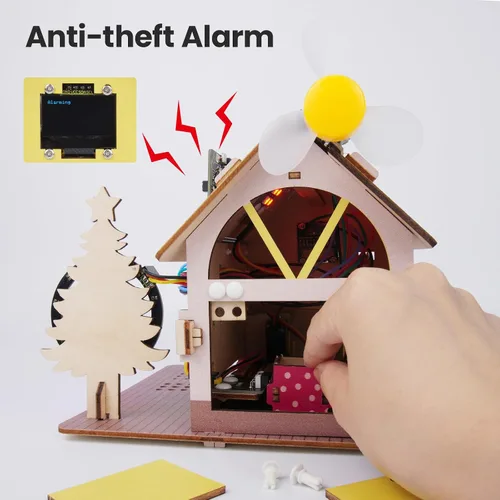 Vista 5 de Microbit Smart Home para microbit V1 y V2, kit de codificación STEM educativo DIY con tutorial en línea, kit de programación electrónica