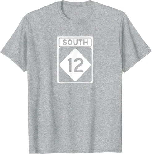 Vista 35 de Highway 12 South NC Outer Banks North Carolina Hwy - Camiseta, Negro, S