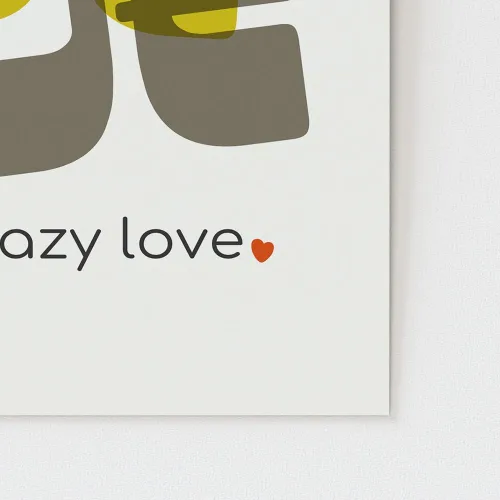 Vista 7 de Song Lyric - Póster artístico para pared, póster de cita musical, decoración moderna de mediados de siglo, regalo para aniversario, boda, él, su