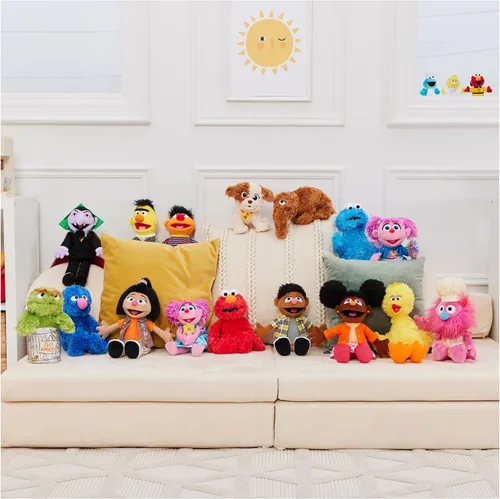 Vista 9 de GUND Sesame Street - Peluche oficial de Abby Cadabby Muppet de alta calidad para edades de 1 año en adelante, rosa/azul, 11 pulgadas Abby Cadabby