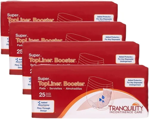 Vista 10 de Tranquility TopLiner® Almohadillas Reforzadoras Absorbentes Desechables de Contorno para Incontinencia Intestinal - Contorno (21.5" x 13.5") - 12