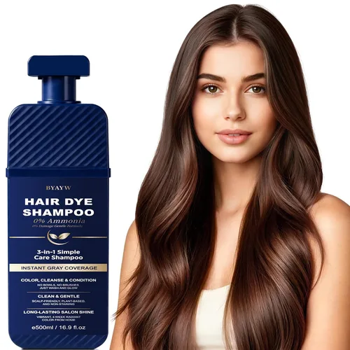 Vista 11 de Champú negro 3 en 1, champú de color instantáneo para una cobertura