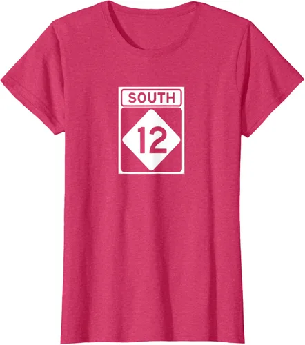 Vista 7 de Highway 12 South NC Outer Banks North Carolina Hwy - Camiseta, Negro, S