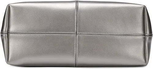 Vista 4 de Covelin Bolso de mano para mujer de piel auténtica Bolso de hombro suave caliente
